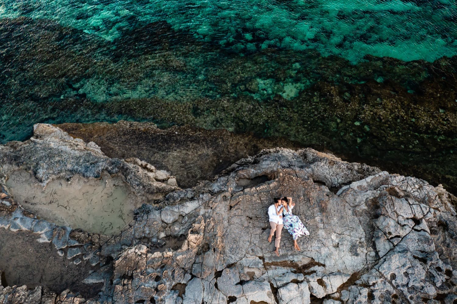 Aerial view of a proposal on the Cyprus coast