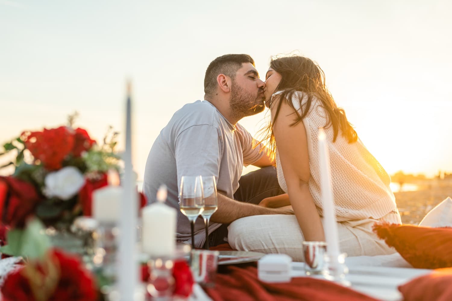 Beach Picnic Proposal in Larnaca, Cyprus — photo 6