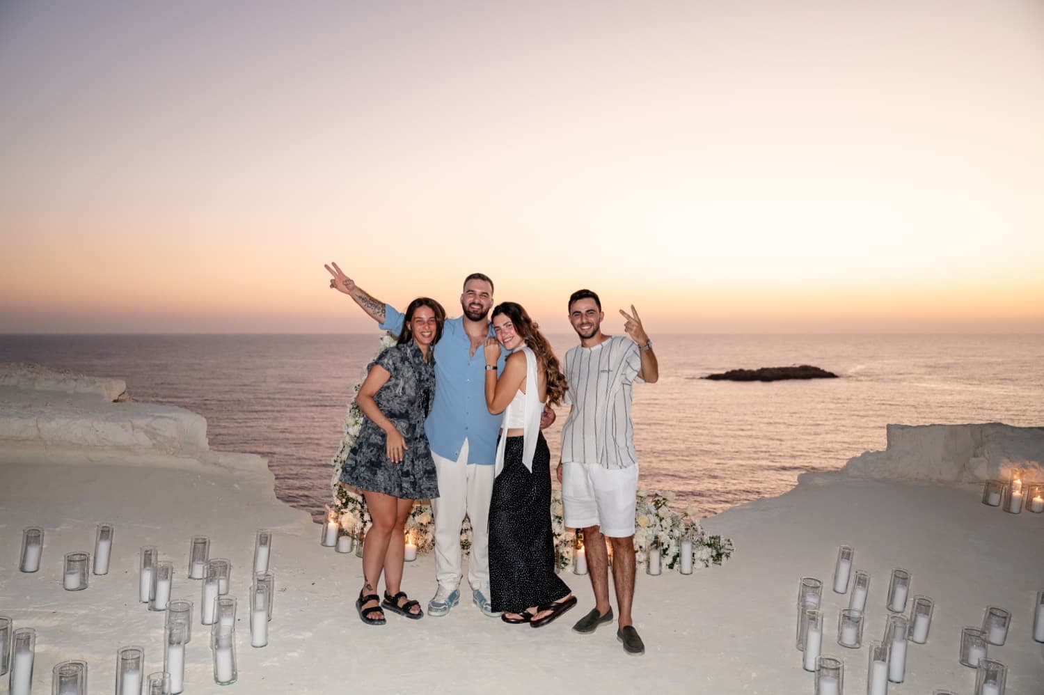 Luxe Package — proposal setup in Cyprus