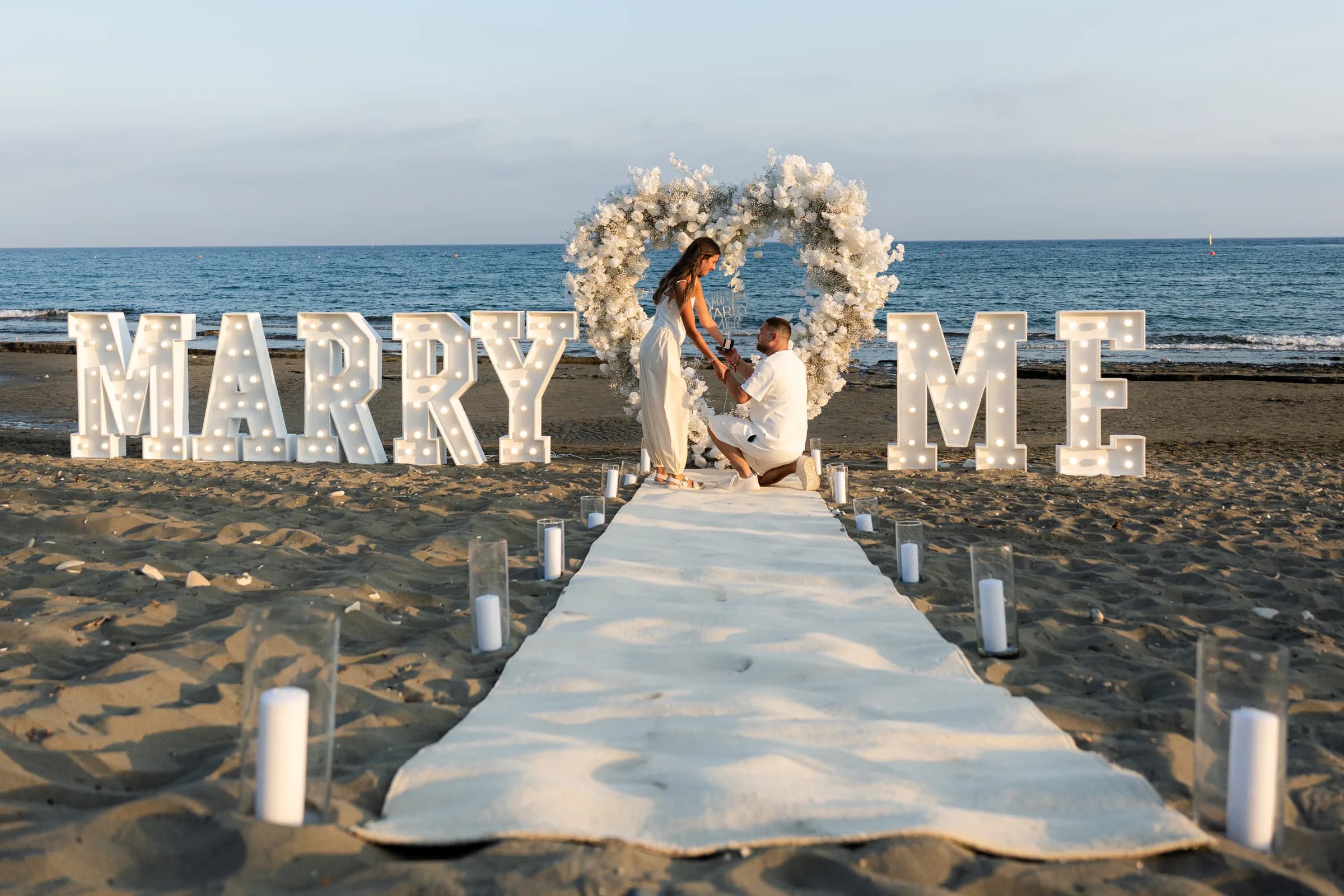 White Rose Beach & Lights proposal in Cyprus — photo 2