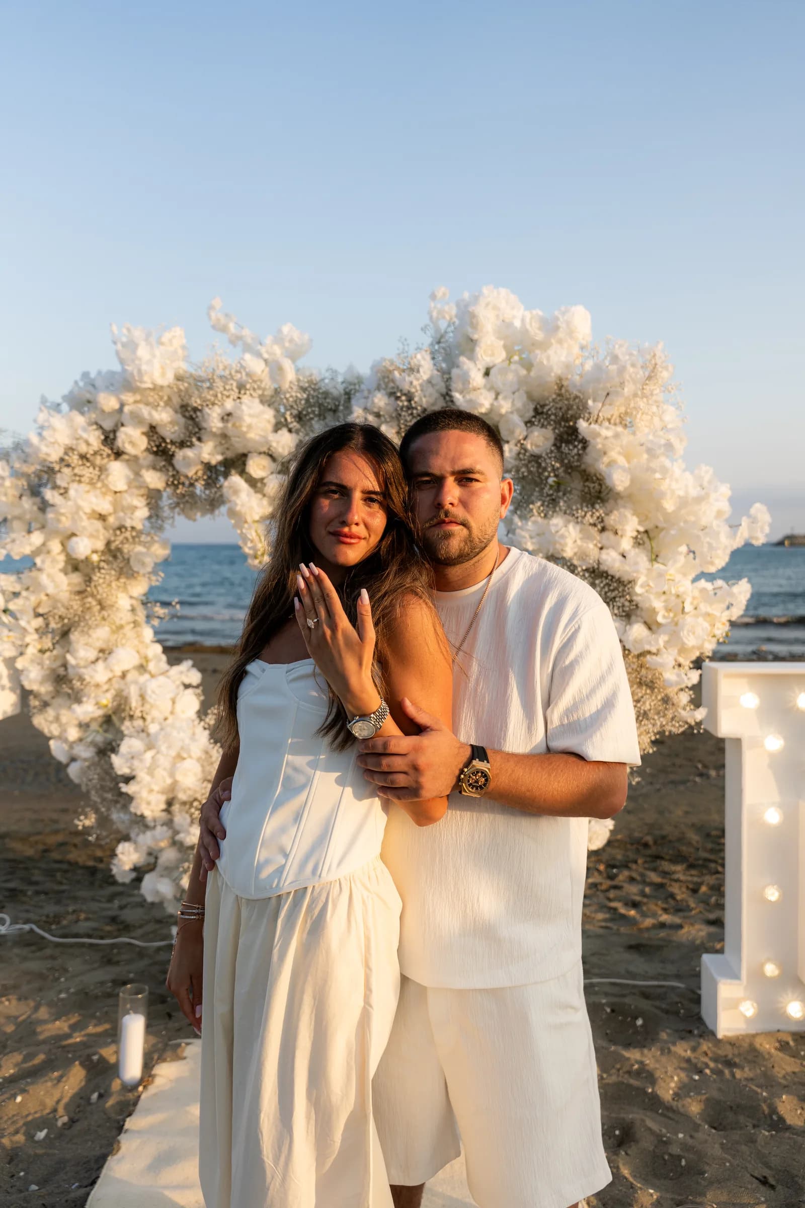 White Rose Beach & Lights proposal in Cyprus — photo 4