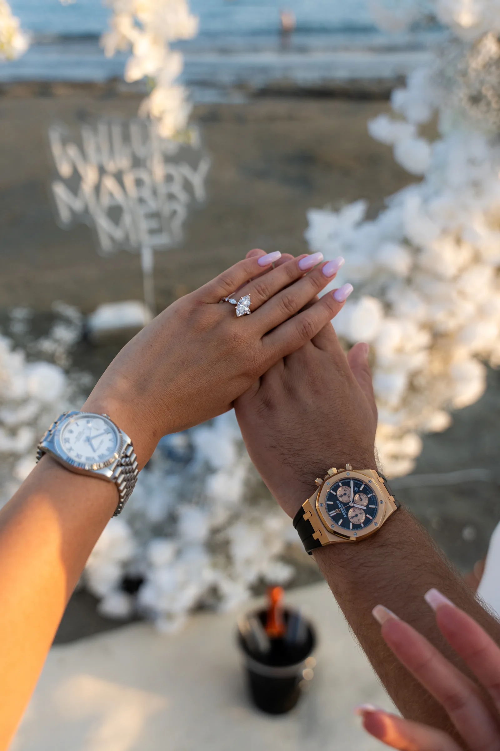 White Rose Beach & Lights proposal in Cyprus — photo 5